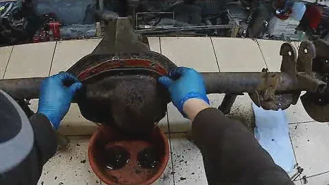 Jeep grand Cherokee 4.7 V8 замена заднего моста - replacement of the rear axle