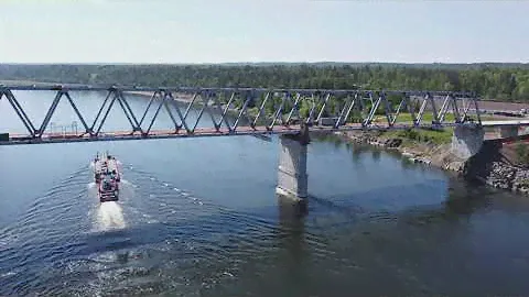 Ход строительства северного моста 9.06.2022 #6